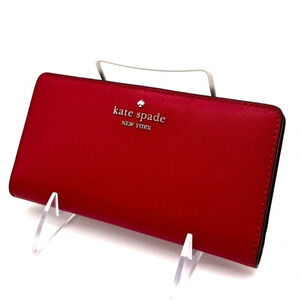 Kate Spade Large Madison Slim Bifold Wallet Red (NWT)